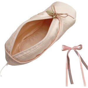 Delicate Ballet Slipper Makeup Bag - Ideal for Dance Recitals and Travel
